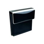 Self-adhesive wall barrier, type2 G7, stainless steel, black glass, LUXURY EDITION, 1pc For sticking Twentyshop.cz