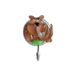 Suction hook QF with 3D picture, dog, stainless steel, 2pcs Children's Twentyshop.cz