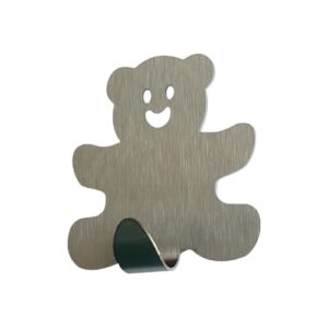 Self-adhesive hook QF type bear, stainless steel, 1pc Children's Twentyshop.cz
