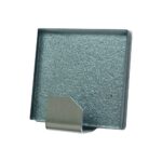 Self-adhesive hook QF type 26 G10, stainless steel, grey glass, LUXURY EDITION, 1pc Hooks Twentyshop.cz