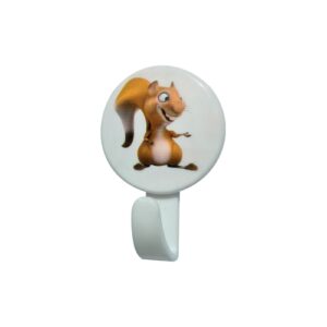 Self-adhesive hook QF type 13 PK , squirrel , plastic, 1pc Children's Twentyshop.cz
