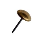 Upholstery nail stamped - folded smooth 12 mm, brass, 20pcs Upholstery nails and washers Twentyshop.cz