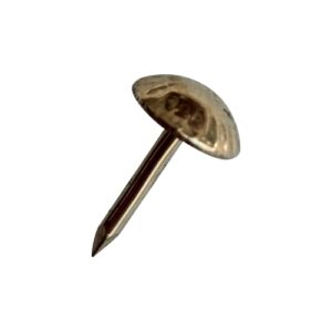 Upholstery nail, knurled 8 mm, brass, 50pcs Fasteners Twentyshop.cz