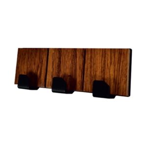Self-adhesive hook QF type 27 W1, black + wood, BLACK LINE, 1pc Exclusive BLACK LINE series Twentyshop.cz